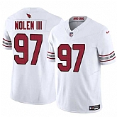 Men & Women & Youth Arizona Cardinals #97 Walter Nolen III White 2025 Draft F.U.S.E. Vapor Untouchable Limited Stitched Jersey,baseball caps,new era cap wholesale,wholesale hats